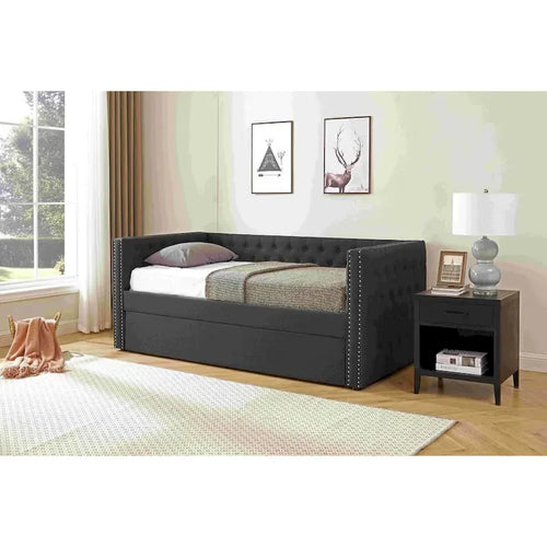 Upholstered Daybed With Drawers
